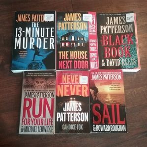 James Patterson paperback book lot